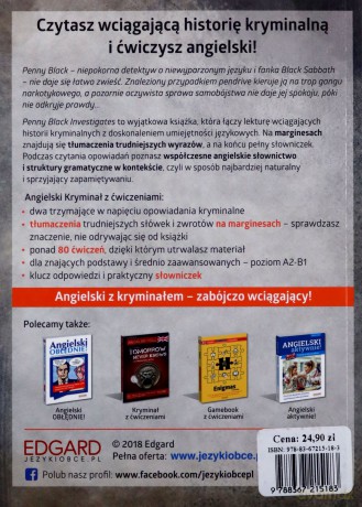 Penny Black Investigates. Angielski kryminał z ćwiczeniami. Poziom A2-B1 - Greg Gajek [KSIĄŻKA]