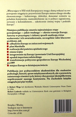 Europa Po 1945 Roku - J.Robert Wegs, Robert Ladrech [KSIĄŻKA]