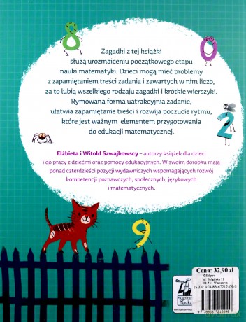 Rymowane zagadki matematyczne. Kapitan Nauka - Elżbieta Szwajkowska, Witold Szwajkowski [KSIĄŻKA]