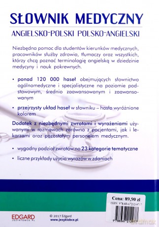 Słownik medyczny. Angielsko-polski, polsko-angielski - Anna Słomczewska [KSIĄŻKA]