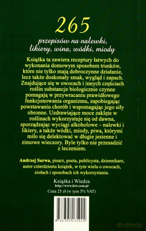 Lecznicze Nalewki - Andrzej Sarwa [KSIĄŻKA]