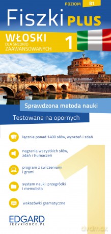 Włoski. Fiszki PLUS dla średnio zaawansowanych 1 [KSIĄŻKA]