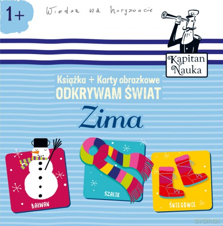 Zima. Odkrywam świat. Książeczka + karty obrazkowe [KSIĄŻKA]