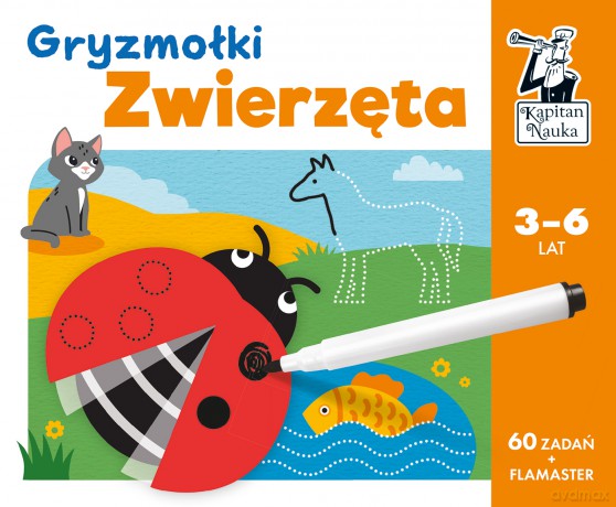 Zwierzęta. Gryzmołki. Kapitan Nauka - Bożena Dybowska, Justyna Perkuszewska-Staniszewska [KSIĄŻKA]