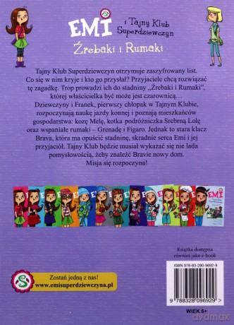 Źrebaki i rumaki. Emi i Tajny Klub Superdziewczyn (Tom 5) - Agnieszka Mielech [KSIĄŻKA]