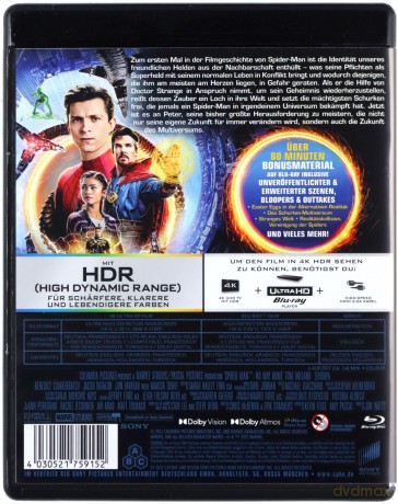 Spider-Man: No Way Home (Spider-Man: Bez drogi do domu) [Blu-Ray 4K]+[Blu-Ray]