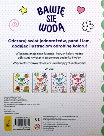 Bawię się wodą Pandy jednorożce i inne stworzenia [KSIĄŻKA]