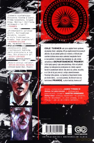 Departament prawdy (Tom 1) Koniec świata - Janion Tynion IV, Martin Simmonds [KOMIKS]