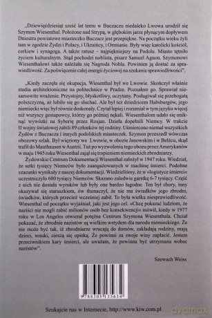 Szymon Wiesenthal Biografia (twarda) - Witold Stankowski [KSIĄŻKA]