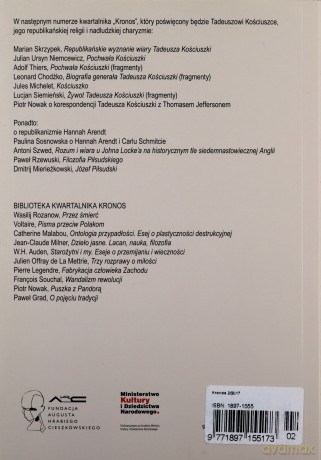 Kronos 2/2017 Rosyjska otchłań 1911 [KSIĄŻKA]