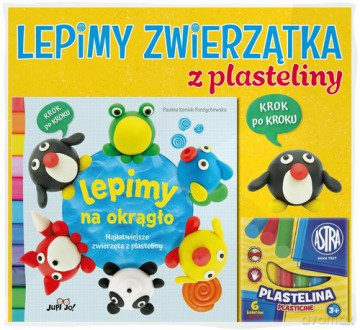 Lepimy na okrągło Najłatwiejsze zwierzęta z plasteliny - Paulina Koniuk-Fonżychowska [KSIĄŻKA]