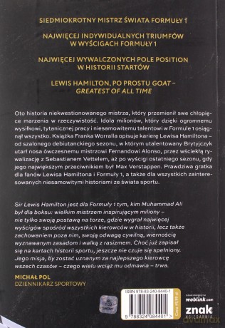 Lewis Hamilton Kompletna biografia najlepszego kierowcy w historii Formuły 1 - Frank Worrall [KSIĄŻKA]