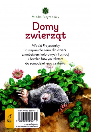 Młodzi przyrodnicy Domy zwierząt - Patrycja Zarawska [KSIĄŻKA]