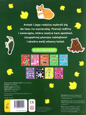 Moc naklejek Las [KSIĄŻKA]