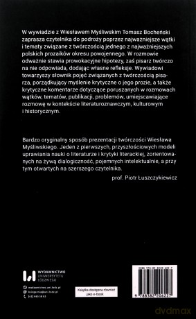 Myśliwski-Bocheński Rozmowy istotne - Tomasz Bocheński [KSIĄŻKA]