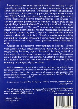 Polityka międzynarodowa po 1945 roku - Peter Calvocoressi [KSIĄŻKA]