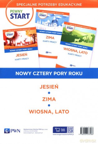 Pewny start Nowe cztery pory roku Jesień Zima Wiosna, lato Karty pracy Pakiet [KSIĄŻKA]