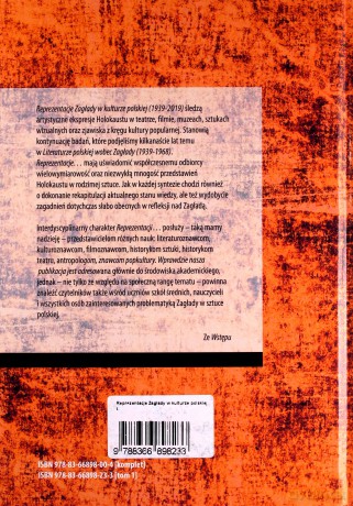 Reprezentacje Zagłady w kulturze polskiej (Tom 1) [KSIĄŻKA]