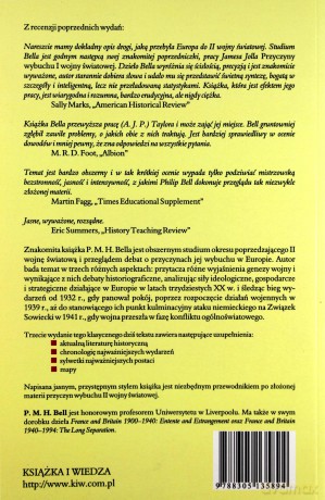 Przyczyny Wybuchu II Wojny Światowej W Europie - P.M.H. Bell [KSIĄŻKA]