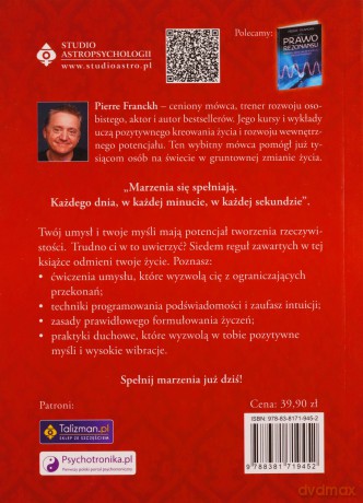 Siedem reguł spełniania marzeń - Franckh Pierre [KSIĄŻKA]