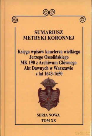Sumariusz metryki koronnej - Wojciech Krawczuk [KSIĄŻKA]