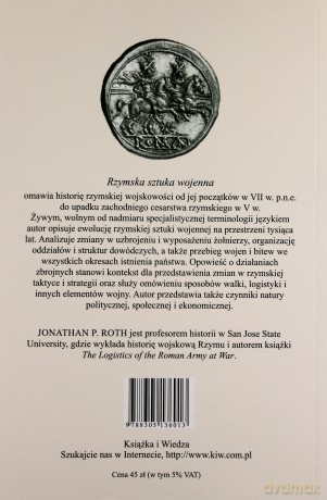Rzymska sztuka wojenna - Jonathan P. Roth [KSIĄŻKA]