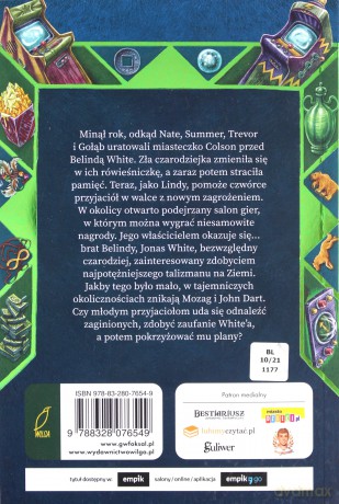 Wojna cukierkowa (Tom 2) Awantura w salonie gier - Brandon Mull [KSIĄŻKA]