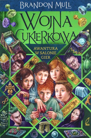 Wojna cukierkowa (Tom 2) Awantura w salonie gier - Brandon Mull [KSIĄŻKA]