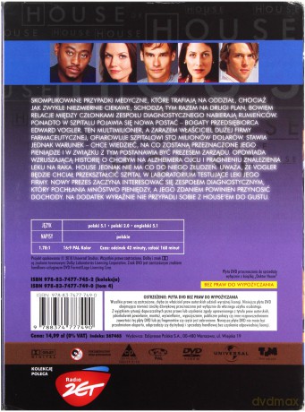 Dr House Sezon 1 odc 14-17 [DVD]