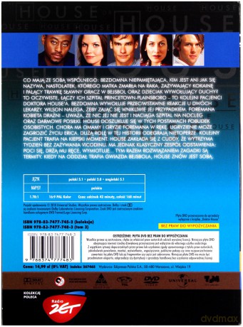 Dr House Sezon 1 odc 10-13 [DVD]