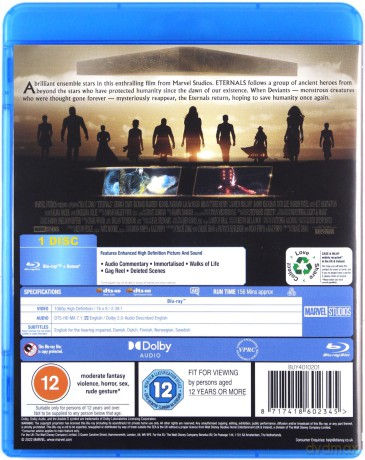 Eternals [Blu-Ray]