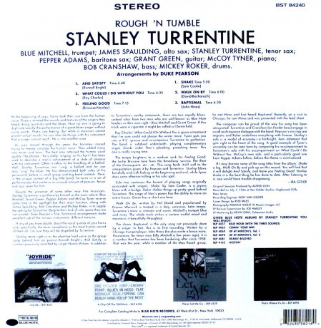 Stanley Turrentine: Rough N Tumble (Tone Poet) [Winyl]