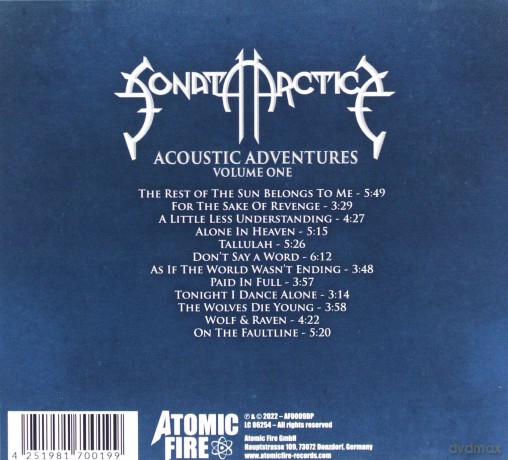 Sonata Arctica: Acoustic Adventures - Volume One [CD]