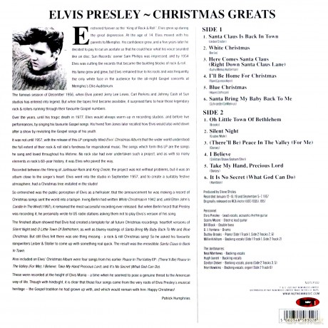 Elvis Presley: Christmas Greats [Winyl]