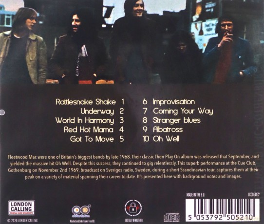 Fleetwood Mac: Gothenburg 1969 [CD]