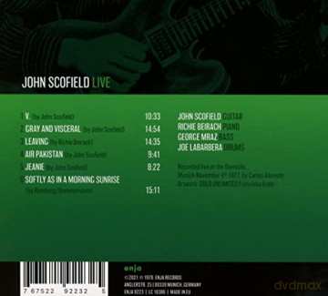 John Scofield: Live [CD]