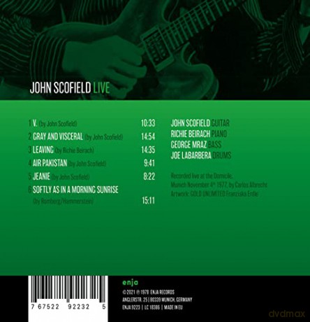 John Scofield: Live [CD]