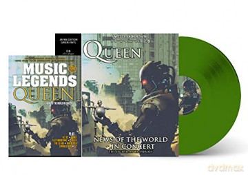 Queen: News Of The World In Concert - Green Vinyl - Magazine Edition [Winyl]