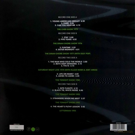 David Bowie: On My TVC15 (Green) [2xWinyl]