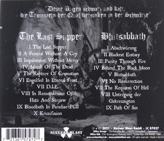 Belphegor: The Last Supper Blutsabbath [2CD]