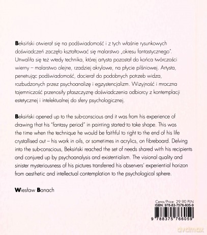 Beksiński 1 - miniatura albumu - Zdzisław Beksiński, Wiesław Banach [KSIĄŻKA]