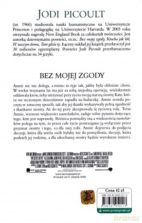 Bez mojej zgody - Jodi Picoult [KSIĄŻKA]
