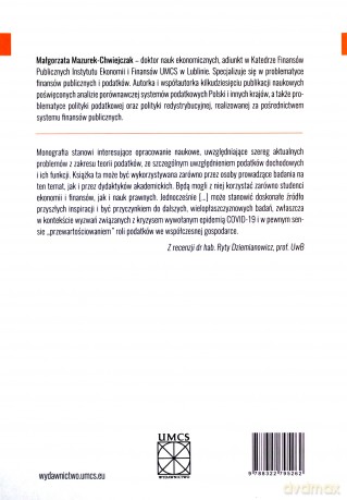 Fiskalne i pozafiskalne funkcje podatków dochodowych w państwach UE - Małgorzata Mazurek-Chwiejczak [KSIĄŻKA]