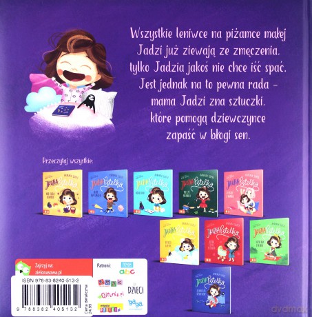 Jadzia Pętelka idzie spać - Barbara Supeł [KSIĄŻKA]