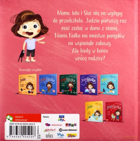 Jadzia Pętelka zostaje z nianią - Barbara Supeł [KSIĄŻKA]