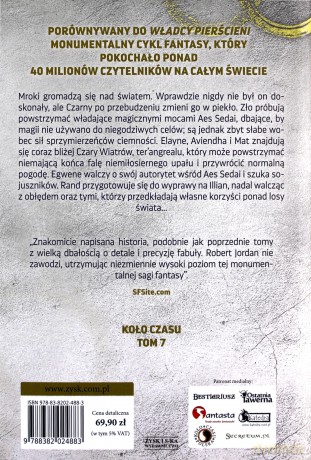 Koło czasu (Tom 7) Korona mieczy - Robert Jordan [KSIĄŻKA]