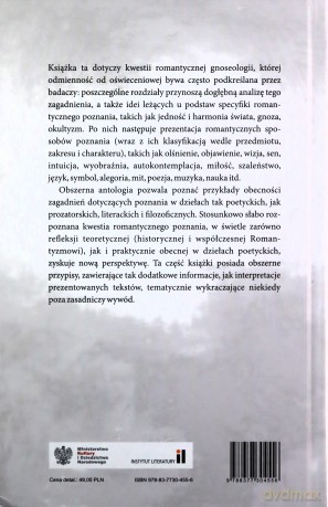 O romantycznym poznaniu - Maria Cieśla-Korytowska [KSIĄŻKA]