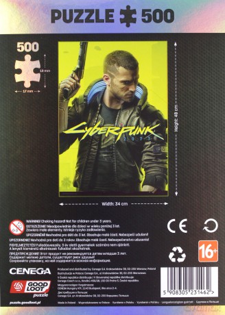 Cyberpunk 2077: Keyart Male V [PUZZLE]