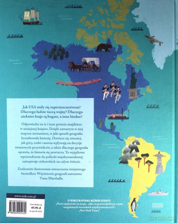Więźniowie geografii. 12 map, które pomogą Ci zrozumieć świat (wznowienie) - Tim Marshall [KSIĄŻKA]