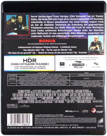 Na linii ognia [Blu-Ray 4K]+[Blu-Ray]